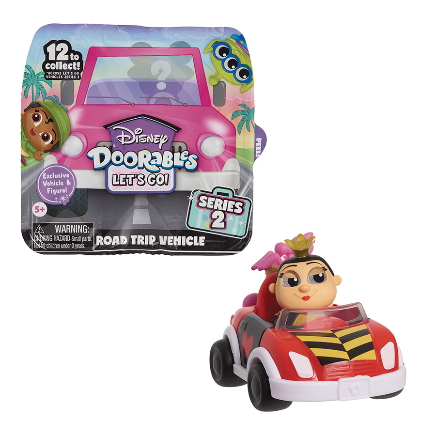 Disney Doorables Lets Go Vehicle Figure Series 2 Blind Mystery Box