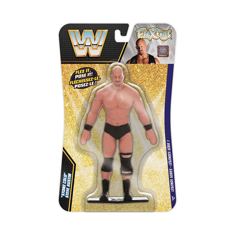 FlexFigs WWE Superstars Action Figure - Stone Cold Steve Austin