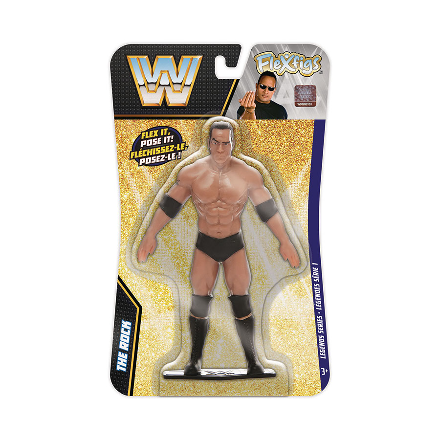 FlexFigs WWE Superstars Action Figure - The Rock
