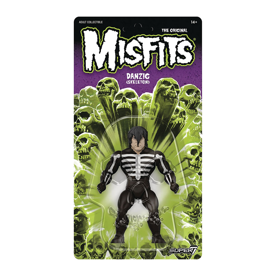 Misfits Vintage Figures Wave 1 Danzig Skeleton Shirt Action Figure
