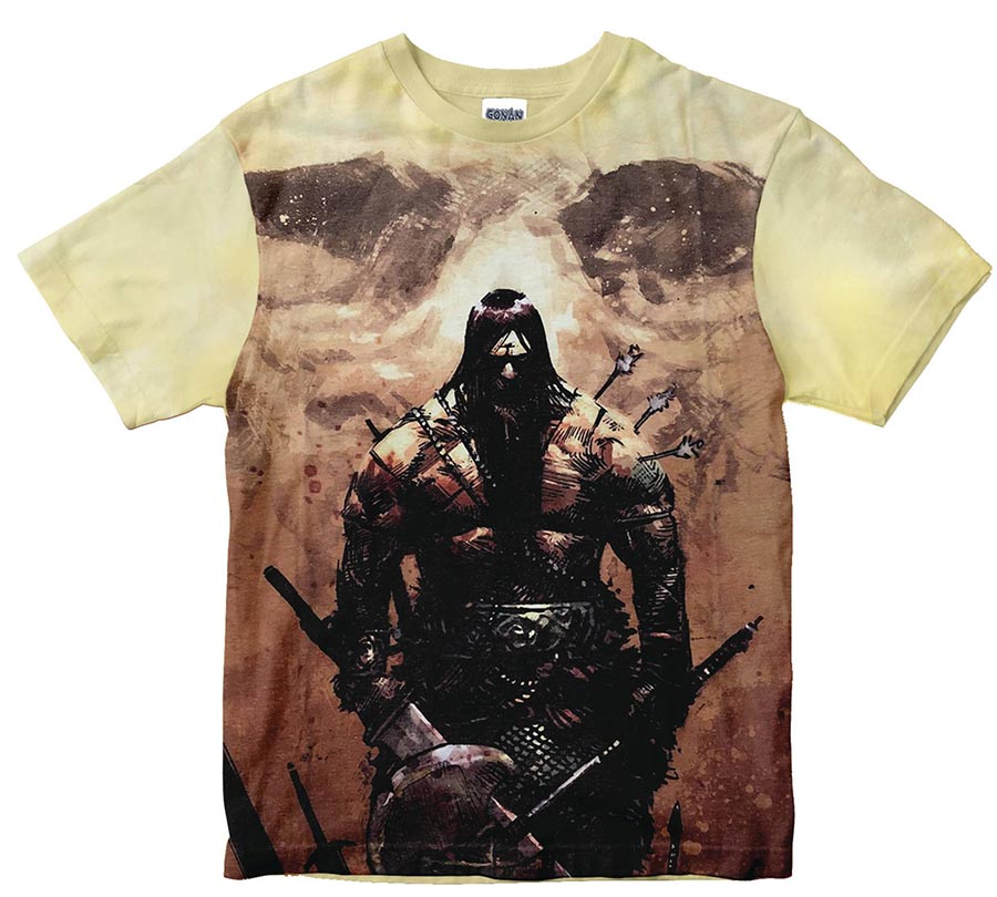 Conan The Barbarian Undefeated T-Shirt Large
