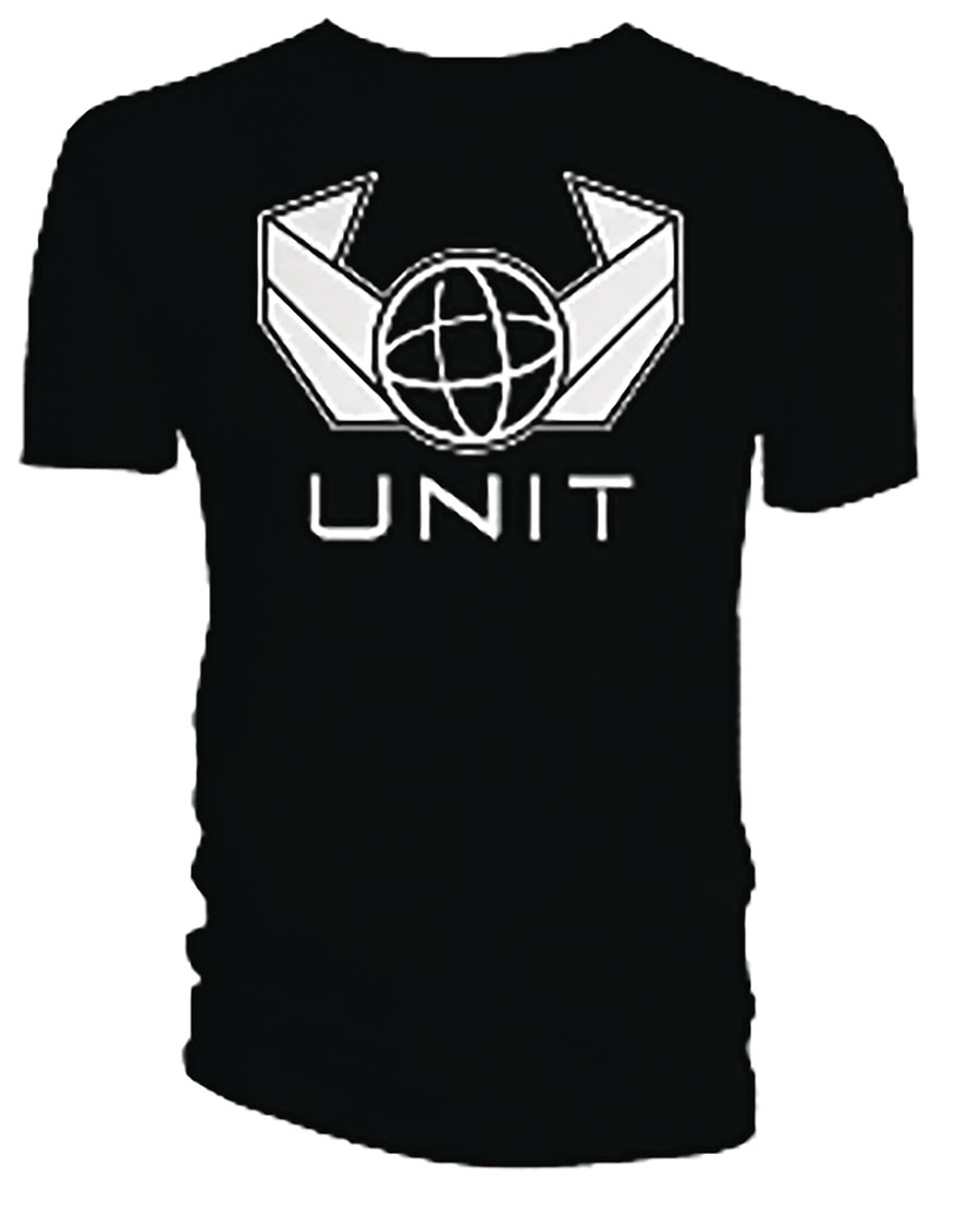 Doctor Who UNIT Logo 2024 T-Shirt Large