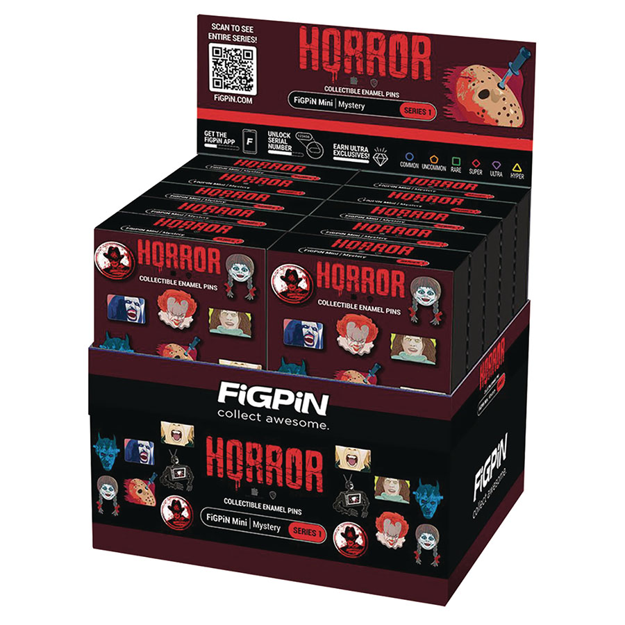 FigPin Horror Mystery Mini Pin Blind Mystery Box