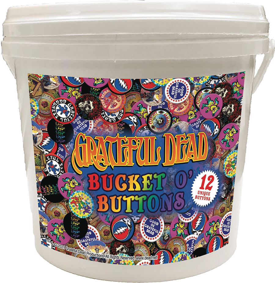 Grateful Dead 144-Unit Bucket O Buttons