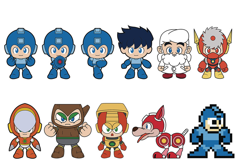 Mega Man 3D Foam Bag Clip Series 2 Blind Mystery Box