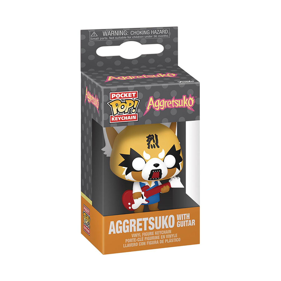 POP Keychain Aggretsuko With Guitar
