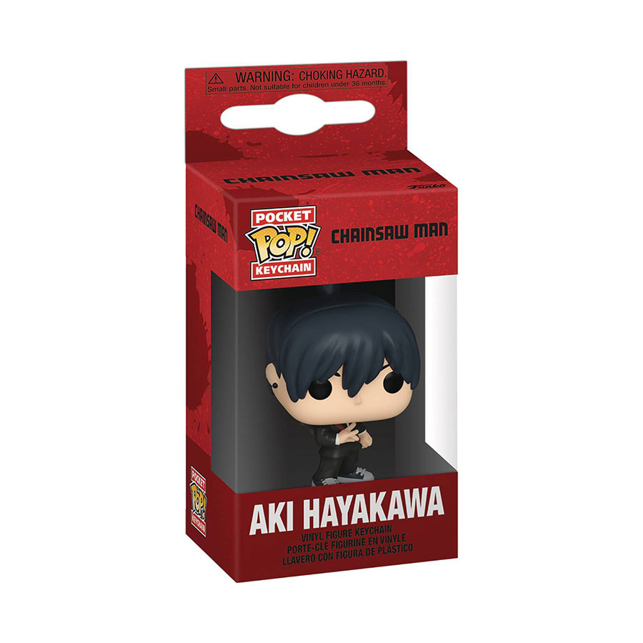 POP Keychain Chainsaw Man - Aki Hayakama