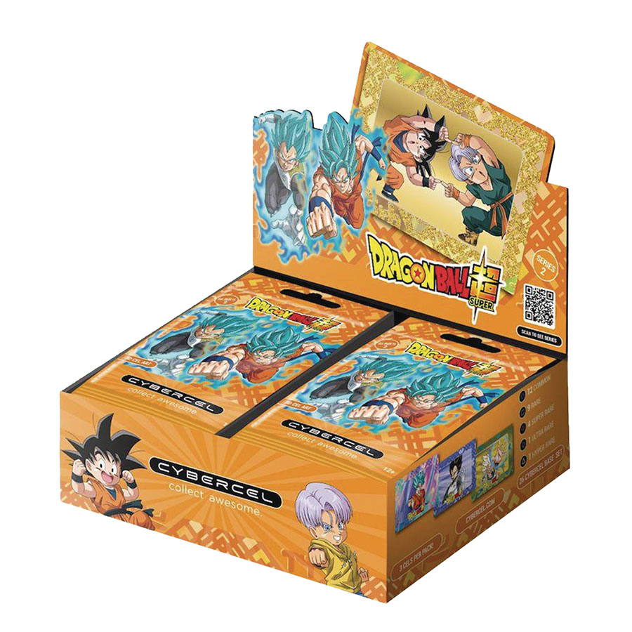 Cybercel Dragon Ball Super 3D Cel Art Series 2 Trading Cards Box