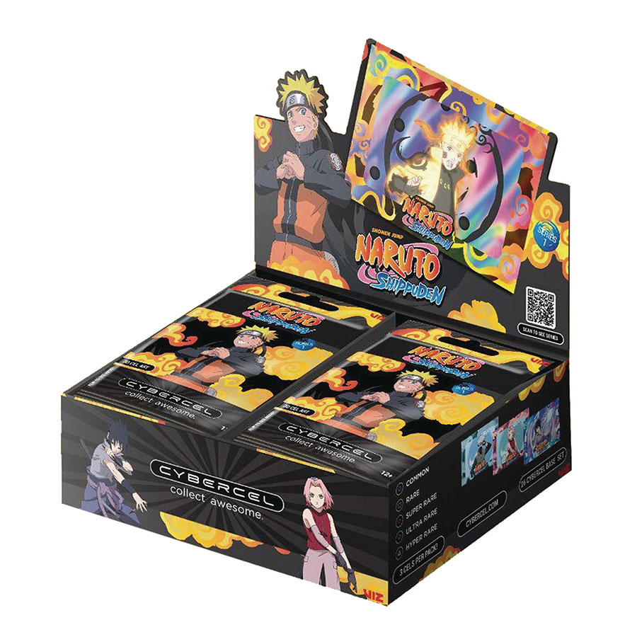 Cybercel Naruto 3D Cel Art Trading Cards Box