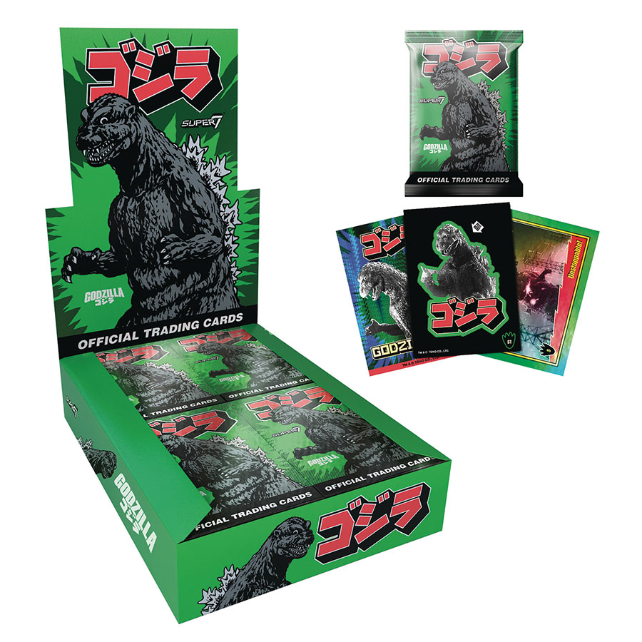 Godzilla Toho Wave 1 Showa Foil Trading Cards Box (24-Count)