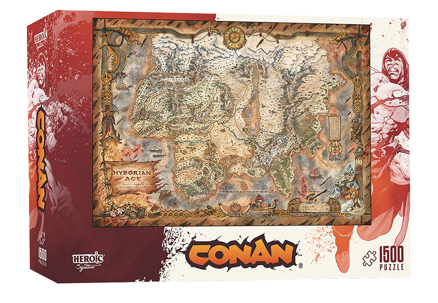 Conan Hyborian Age Map Puzzle