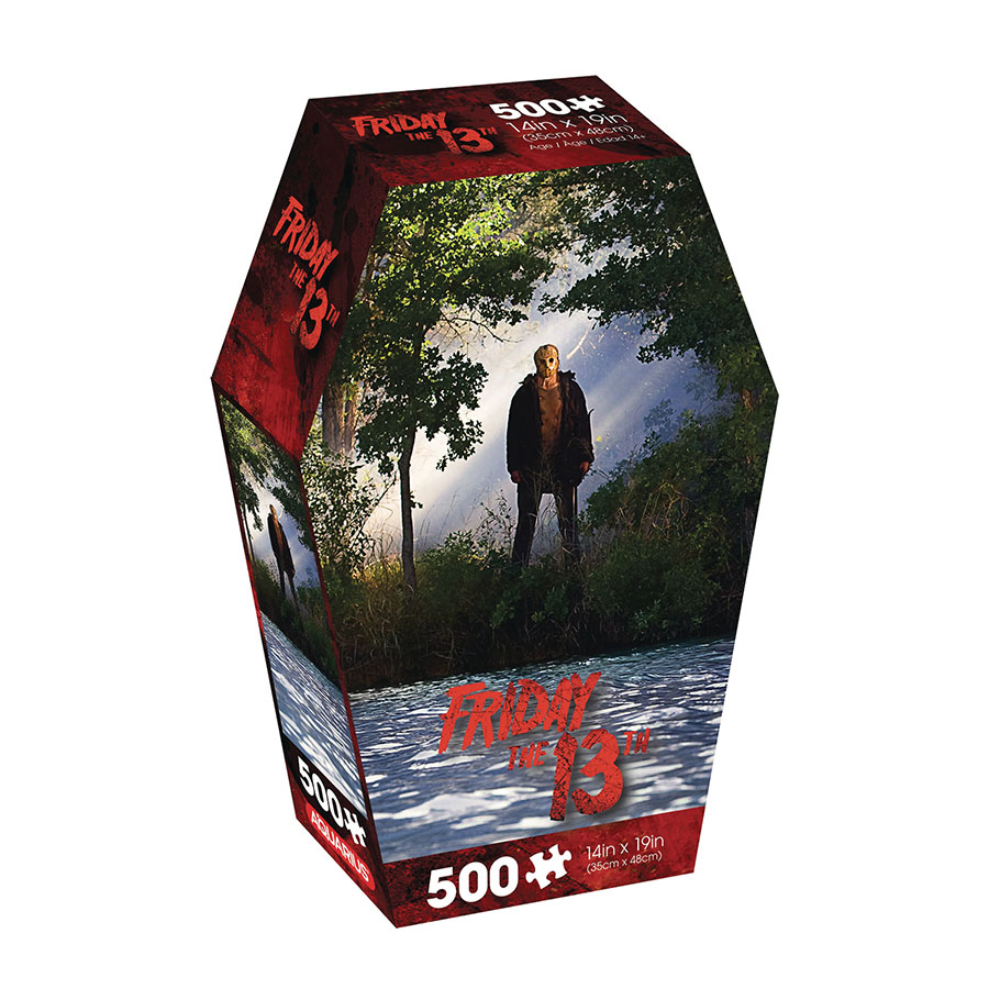 Friday The 13th Coffin Box 500-Piece Puzzle