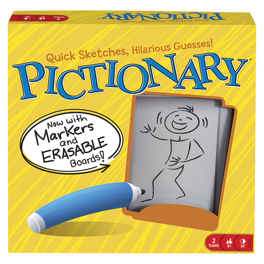 Pictionary Board Game - RESOLICITED