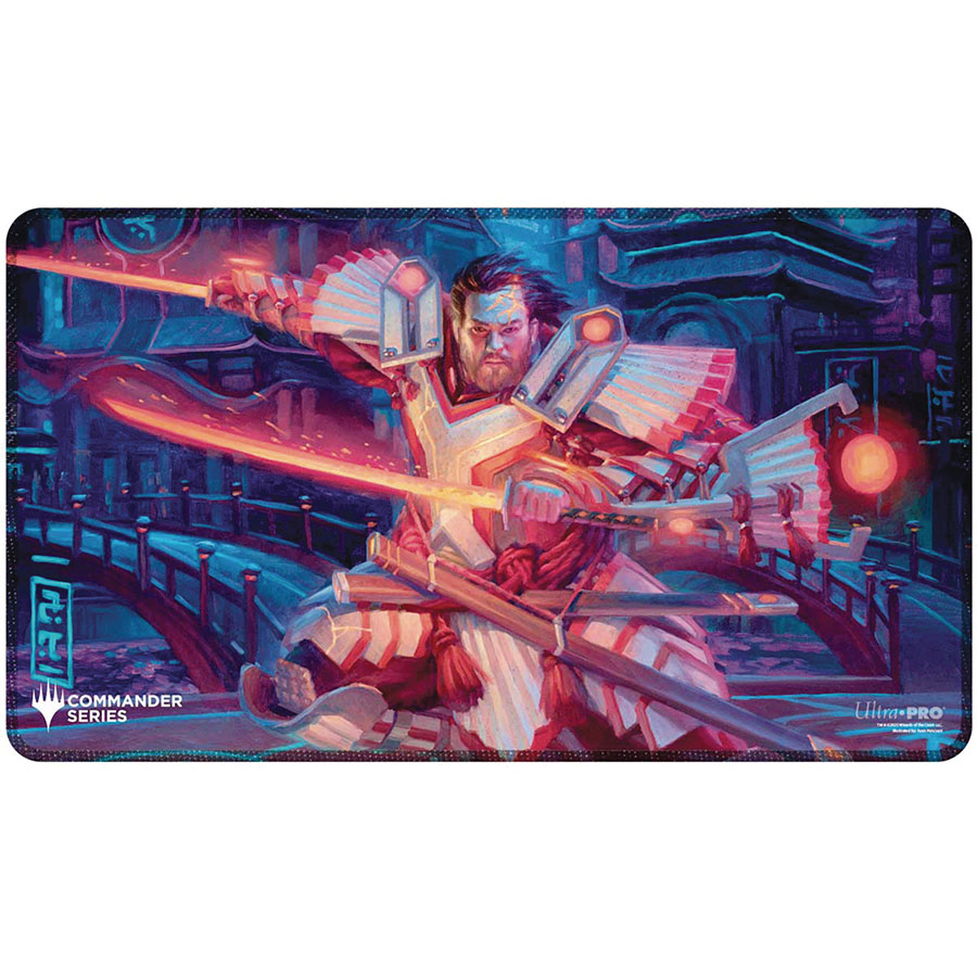 Magic The Gathering Commander Series Stitched Edge Playmat - Isshin