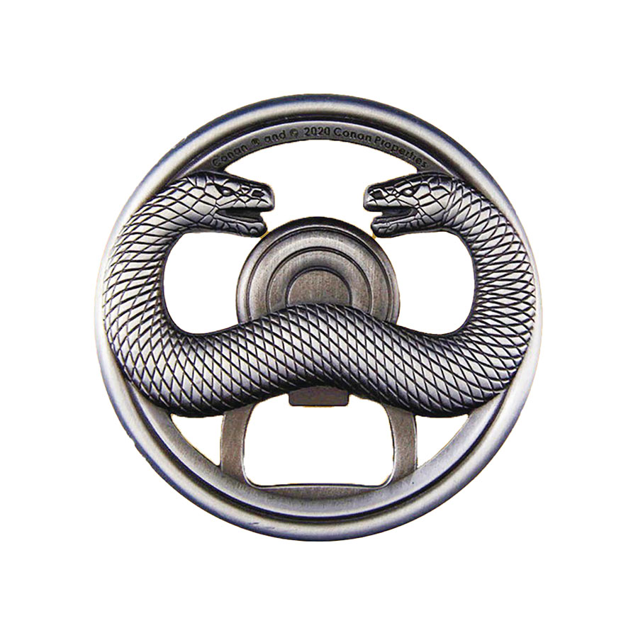 Conan Thulsa Doom Bottle Opener - Battered Steel