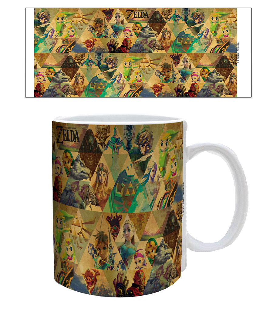 Legend Of Zelda Character Montage 11-Ounce Mug