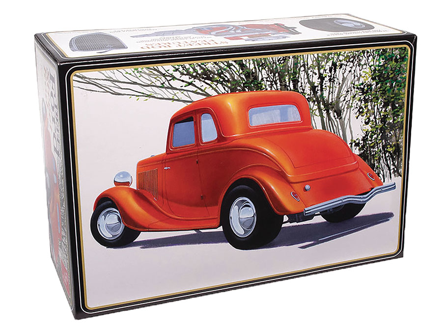 1934 Ford 5-Window Coupe Street Rod 1/25 Scale AMT Model Kit