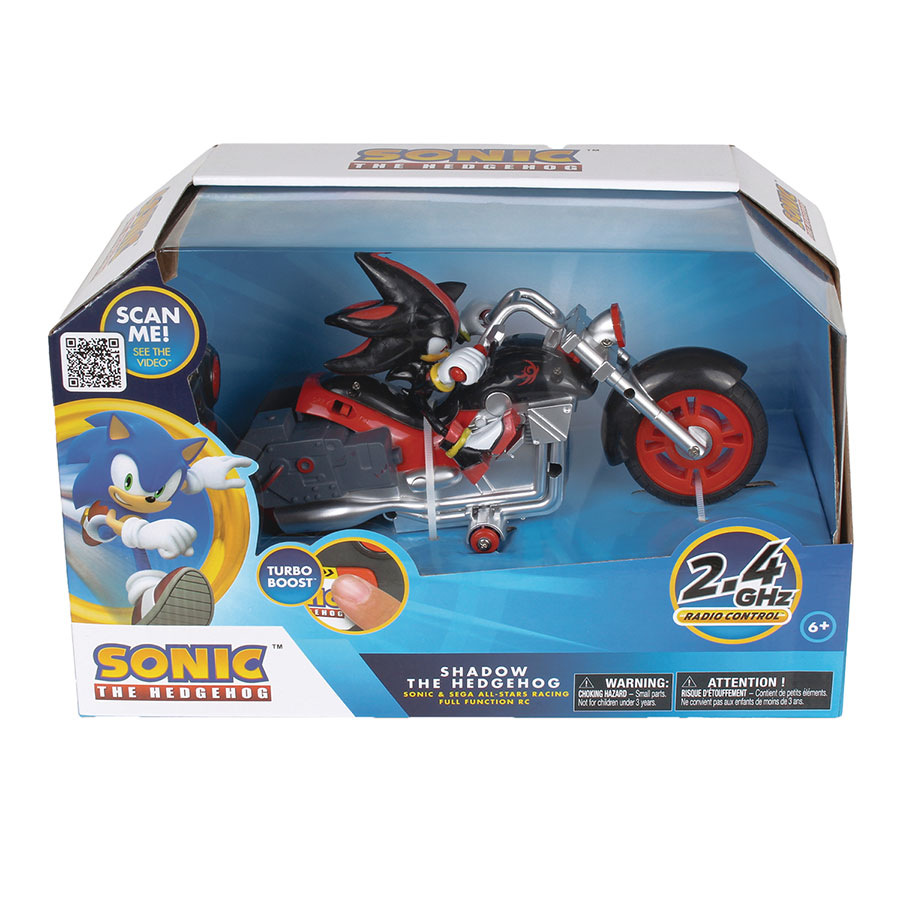 Sonic The Hedgehog Shadow Motorcycle With Lights 2.4Ghz SSASR R/C Vehicle