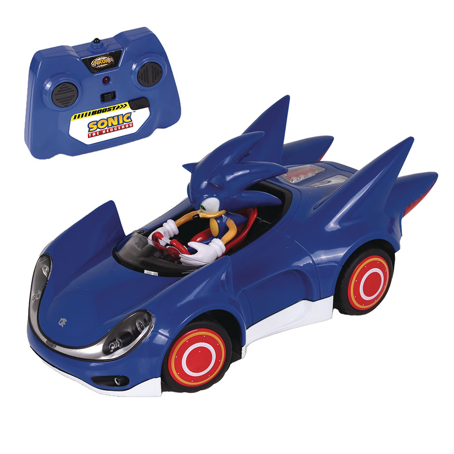 Sonic The Hedgehog Sonic Car (S&S All Star Racing) With Lights 2.4Ghz R/C Vehicle