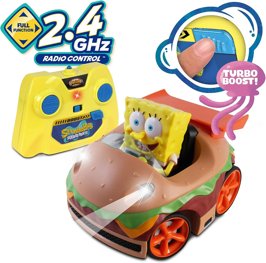 SpongeBob Krabby Patty With Turbo Boost 2.4Ghz R/C Vehicle