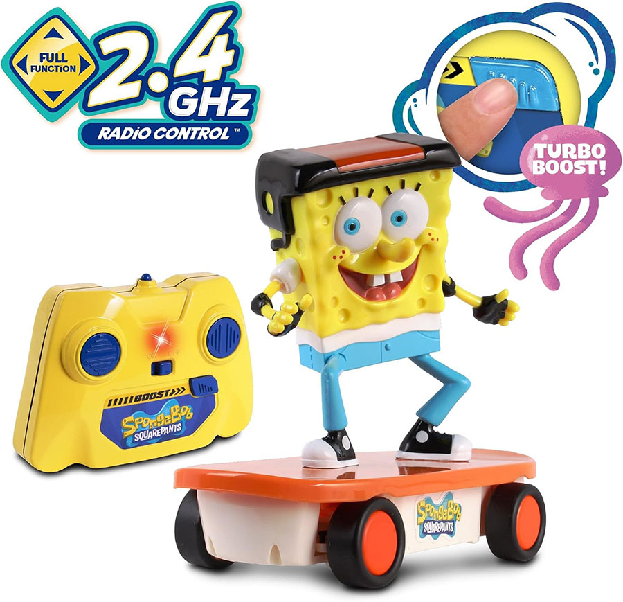 SpongeBob Skateboarder With Turbo Boost 2.4Ghz R/C Vehicle
