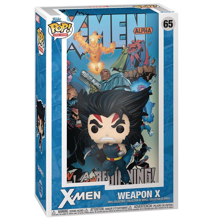 POP Comic Cover Marvel The Astonishing X-Men The Age Of Apocalypse 1 Weapon X Vinyl Bobble Head