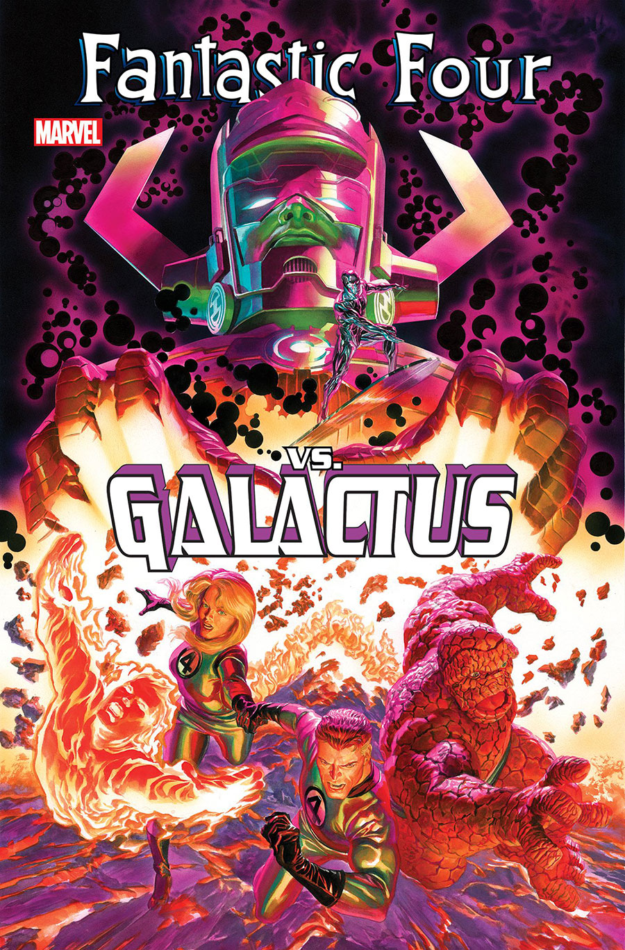 Fantastic Four vs Galactus Poster