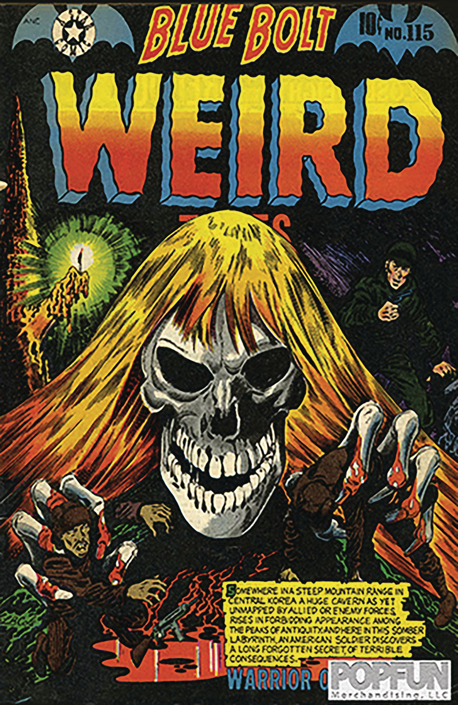 Pre-Code Horror Blue Bolt Weird Tales 115 17x12-Inch Metal Sign