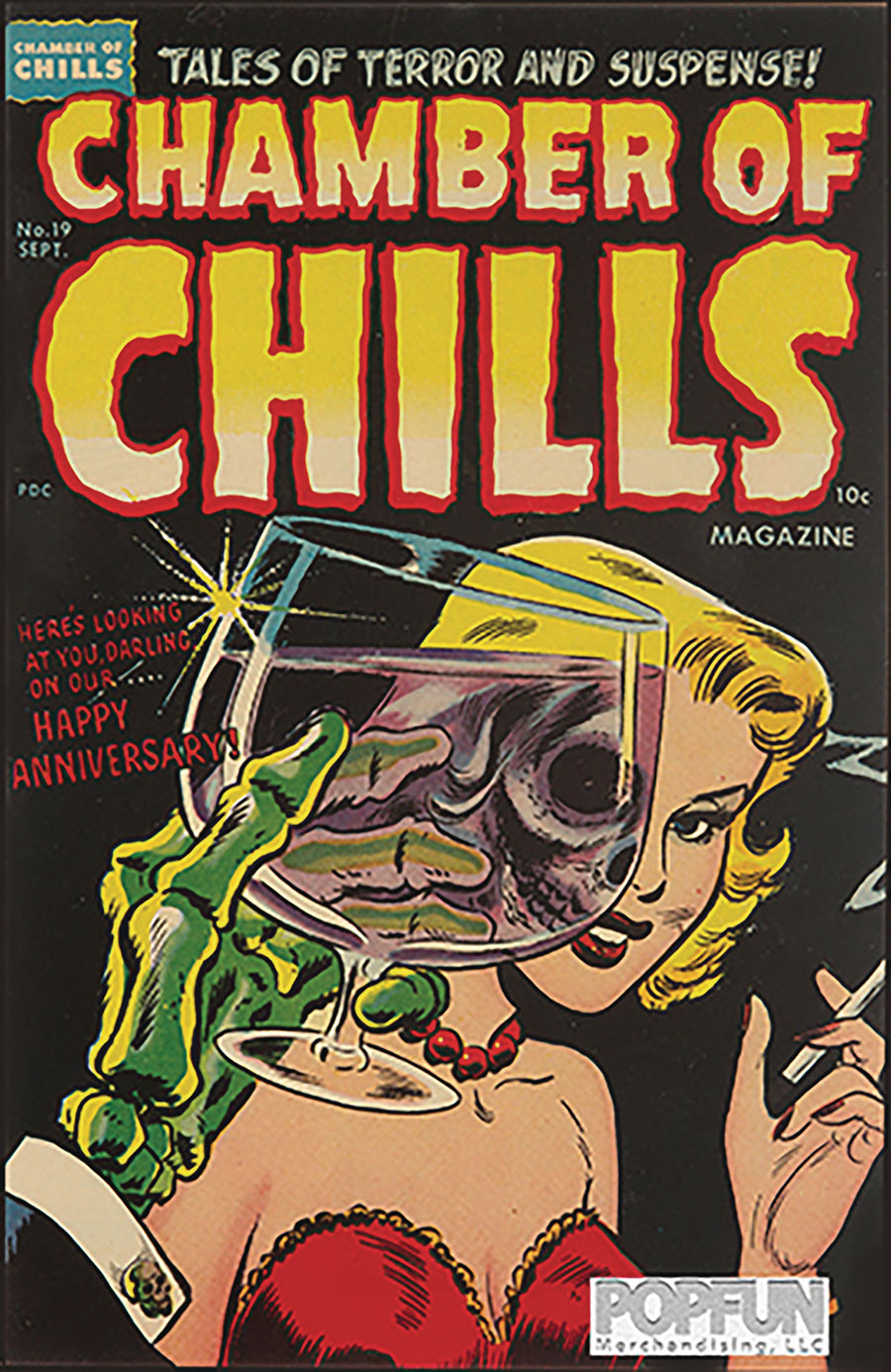 Pre-Code Horror Chamber Of Chills 19 17x12-Inch Metal Sign