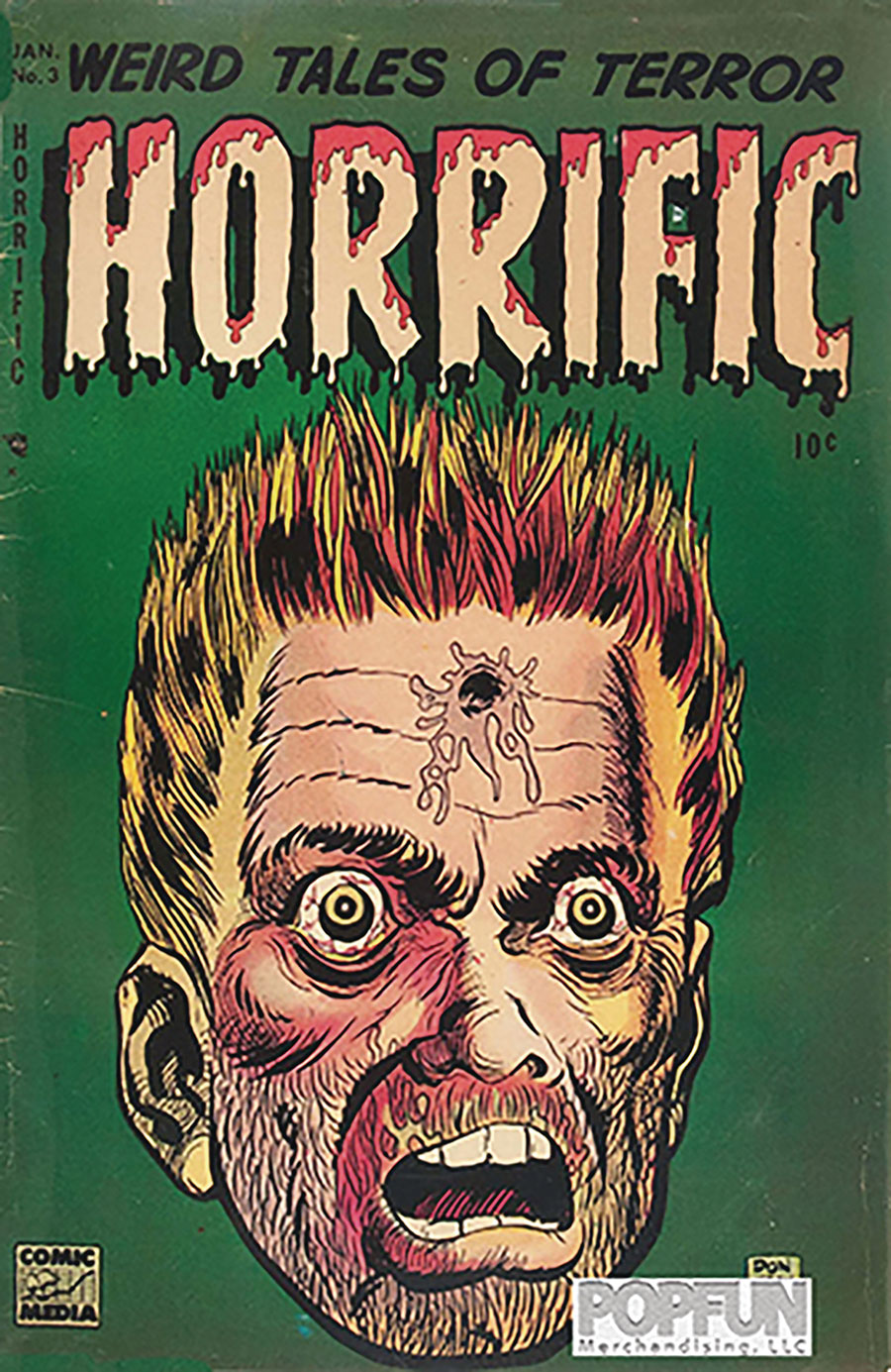 Pre-Code Horror Horrific 3 17x12-Inch Metal Sign