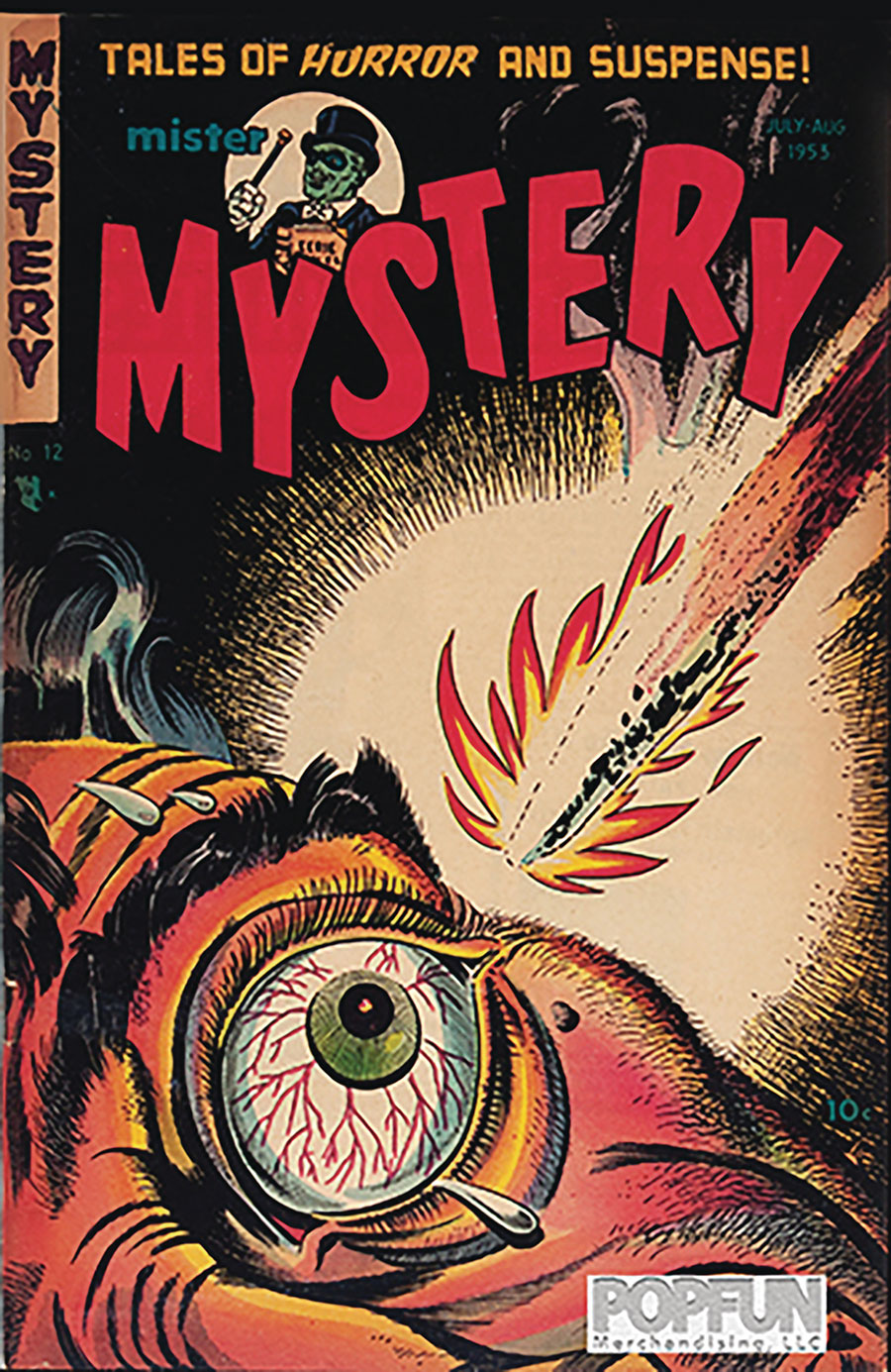 Pre-Code Horror Mr Mystery 12 17x12-Inch Metal Sign
