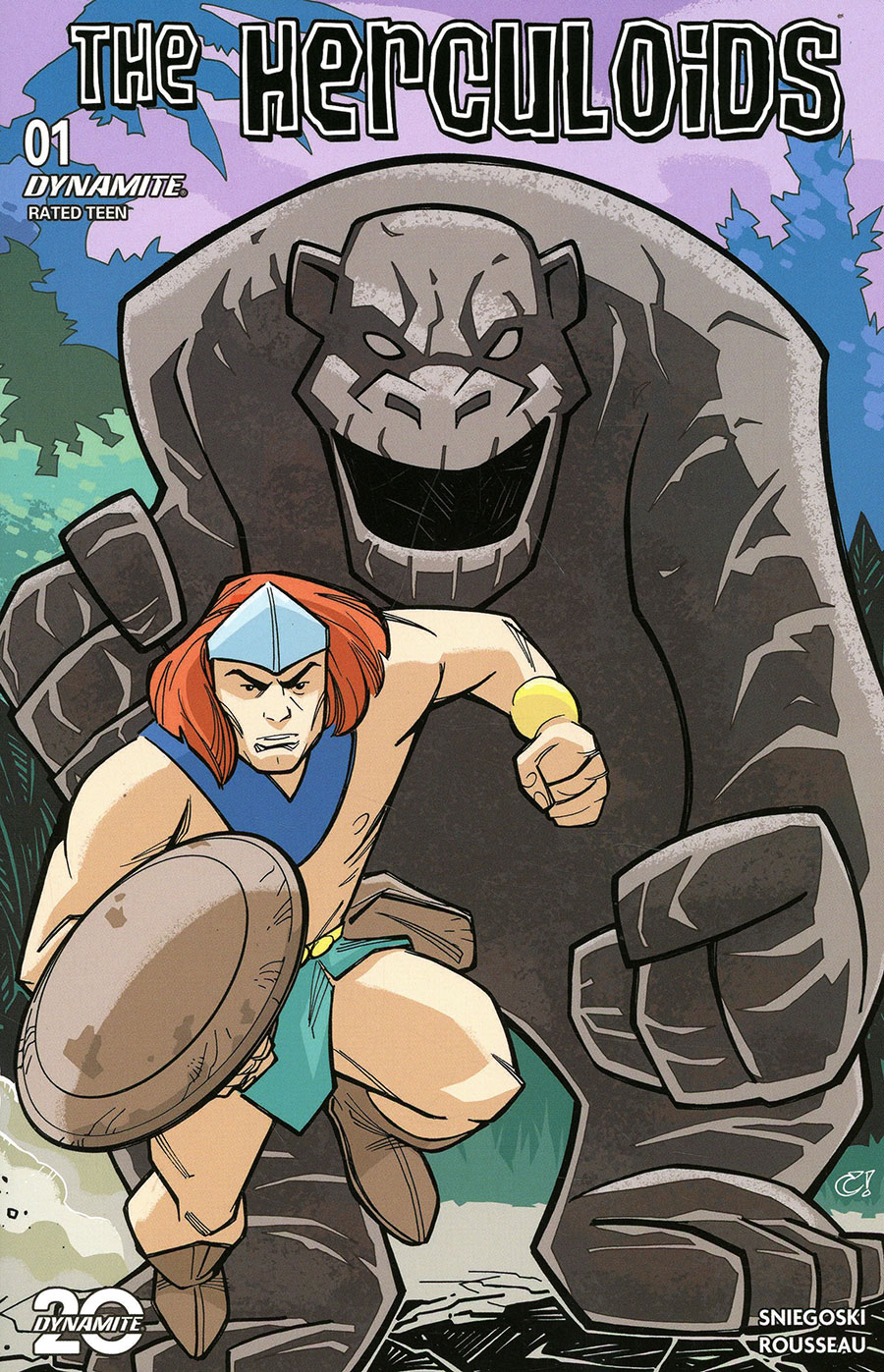 Herculoids #1 Cover K Incentive Craig Rousseau Development Art Variant Cover