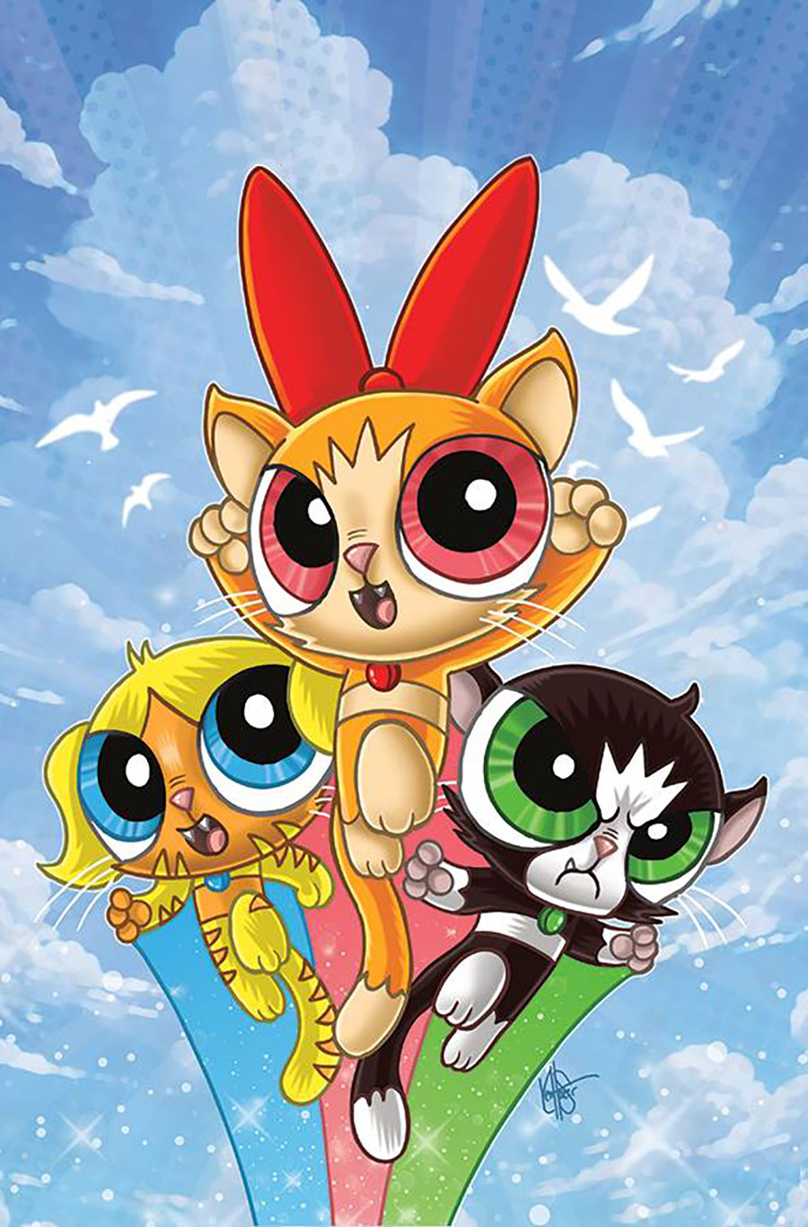Powerpuff Girls Vol 4 #8 Cover F Incentive Ken Haeser Virgin Cover