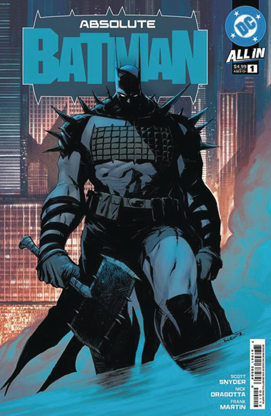 Absolute Batman #1 Cover Z-D DF 2nd Ptg Variant Cover CGC Graded