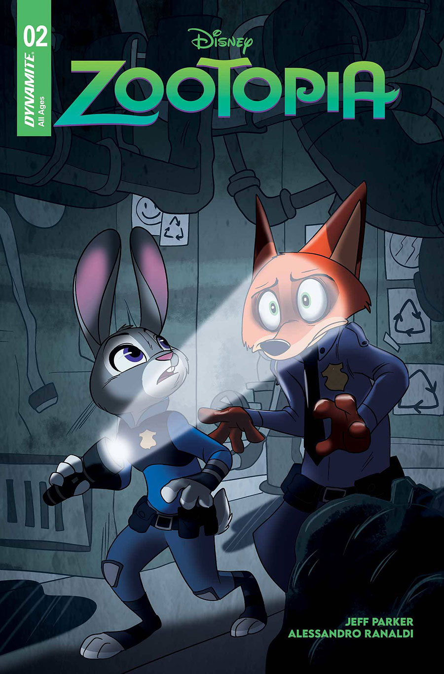 Zootopia #2 Cover F Variant Trish Forstner Foil Cover