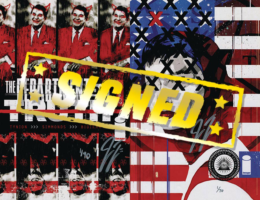 Department Of Truth #2 DF Cover A & B Set Silver Signature Series Signed By James Tynion IV