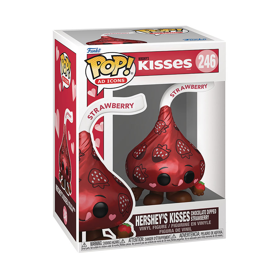 POP Ad Icons Hersheys Strawberries & Creme Kiss Vinyl Figure