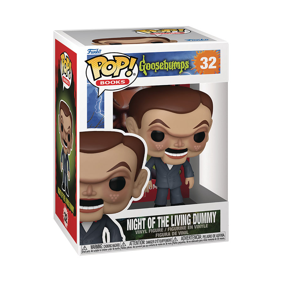 POP Books Goosebumps Night Of The Living Dummy Vinyl Figure