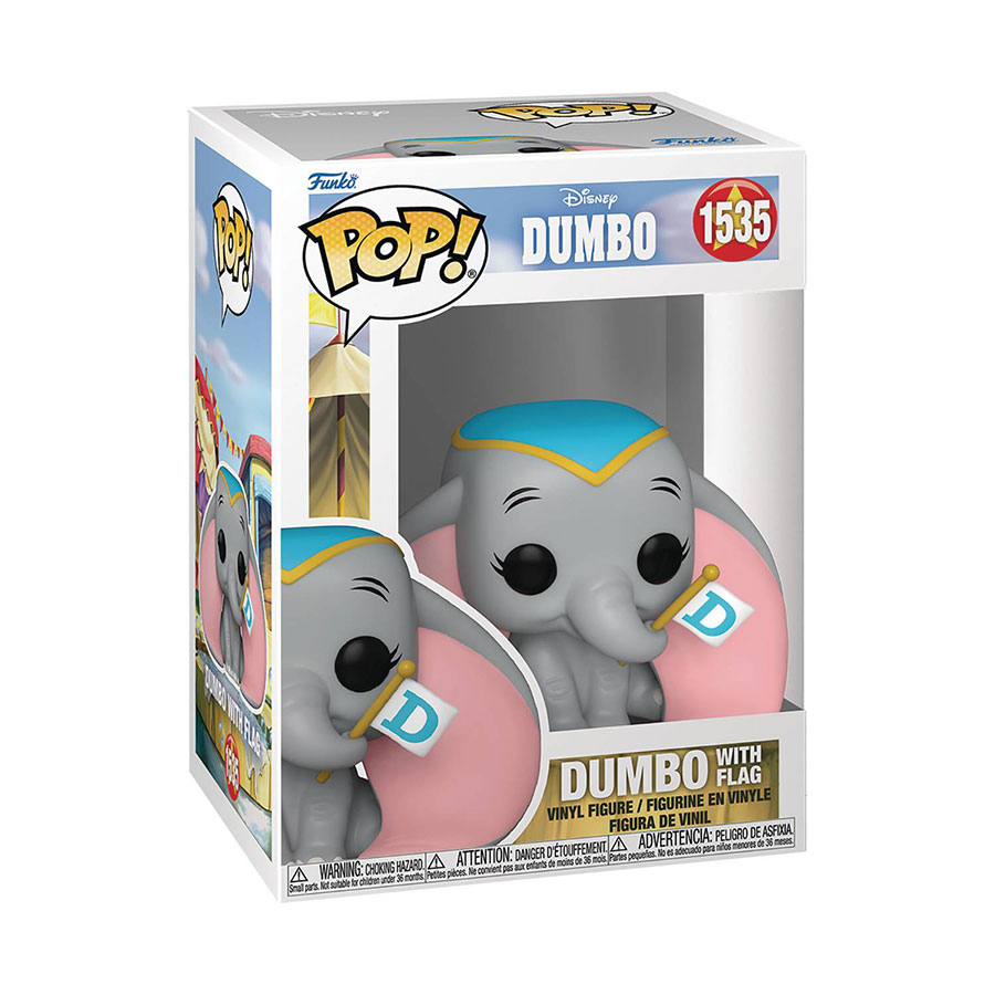 POP Disney Dumbo Dumbo With Flag Vinyl Figure