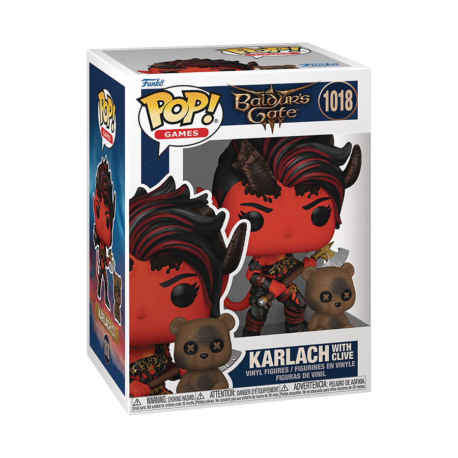 POP & Buddy Baldurs Gate Karlach With Clive Vinyl Figure