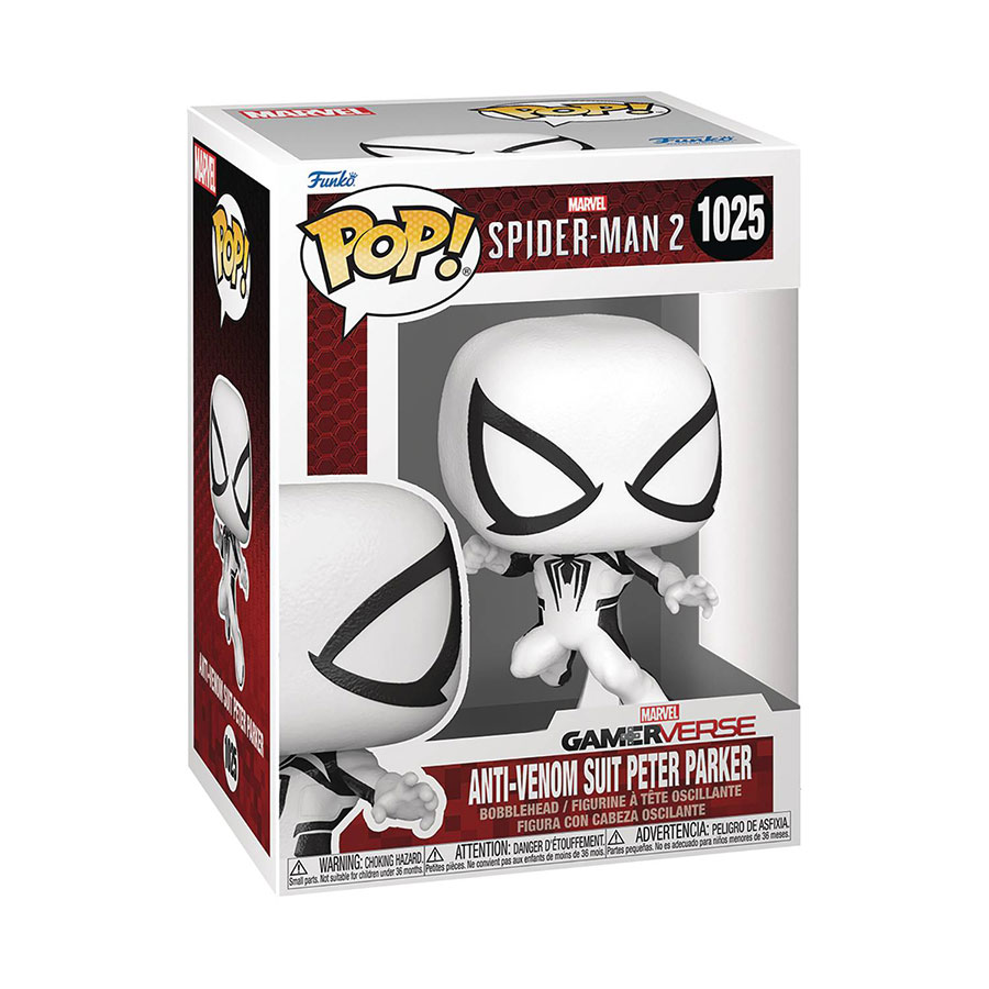 POP Games Spider-Man 2 Anti-Venom Peter Vinyl Bobble Head