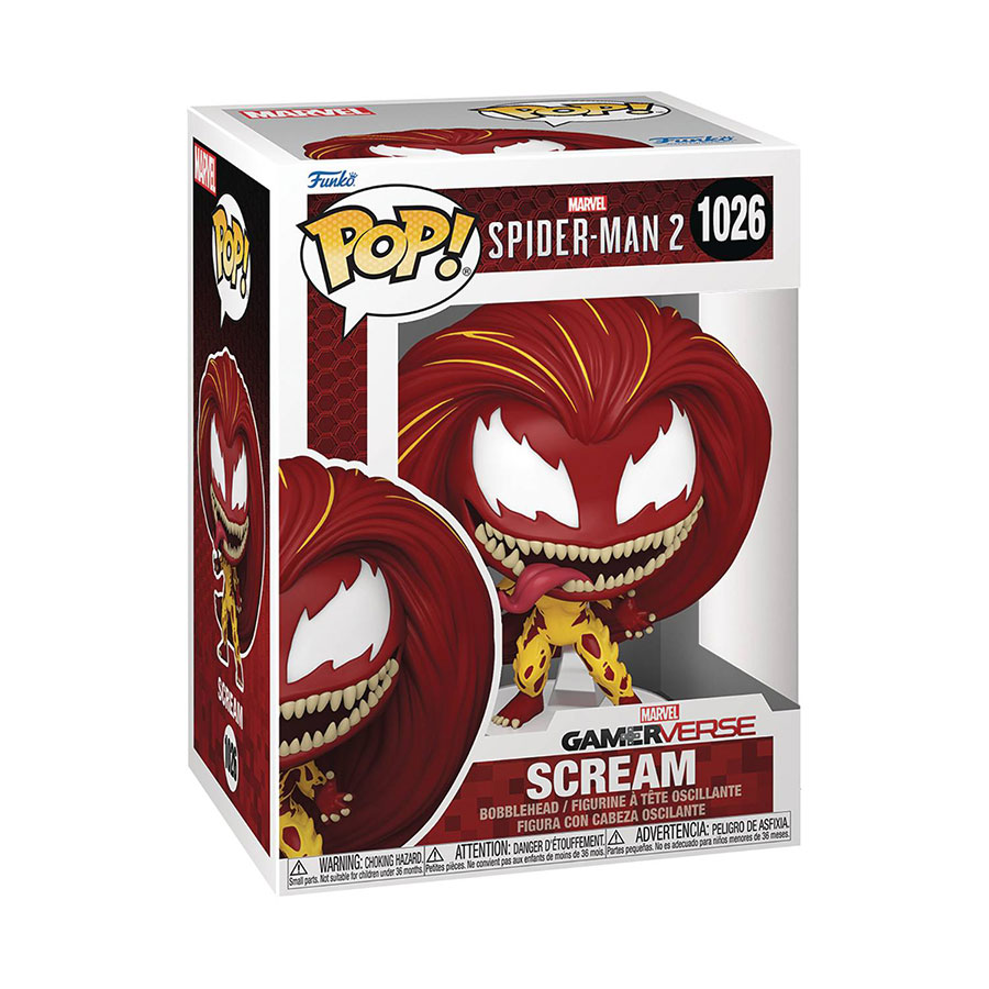 POP Games Spider-Man 2 Scream (Mary Jane) Vinyl Bobble Head