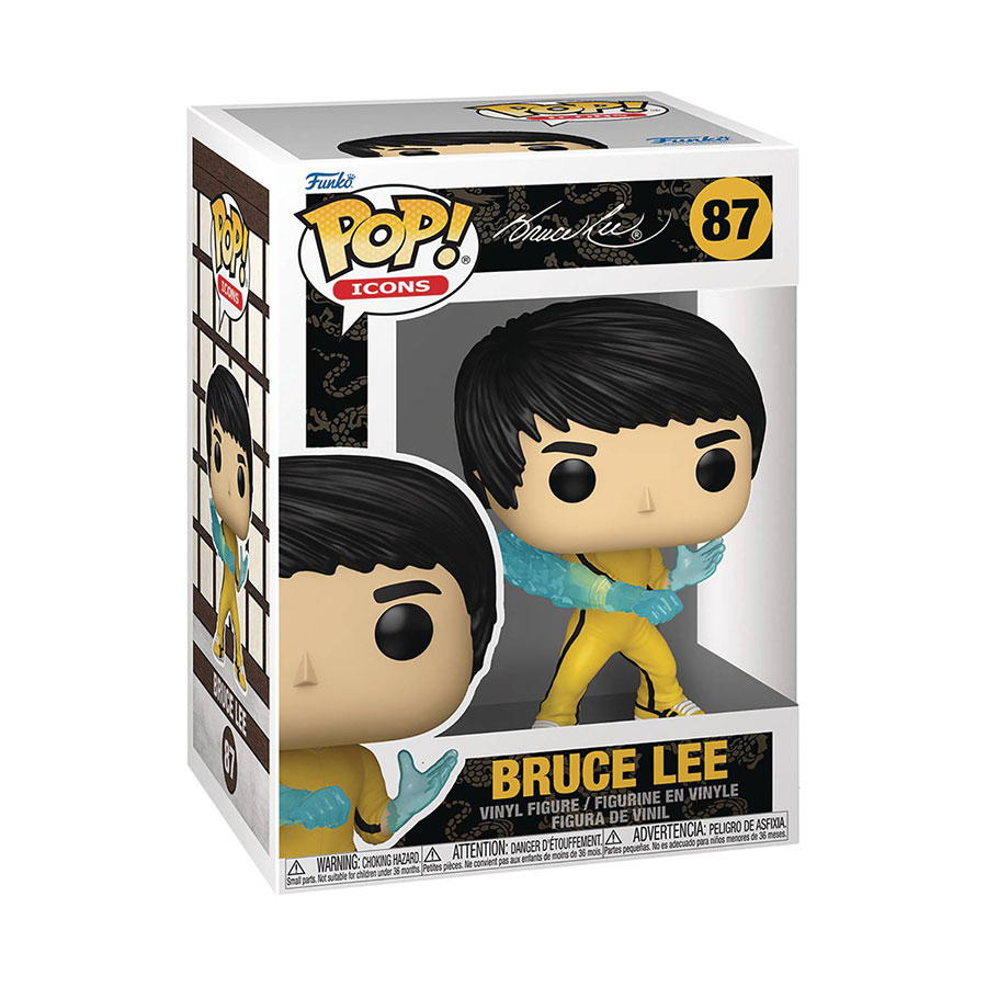 POP Icons Bruce Lee (Be Water) Vinyl Figure