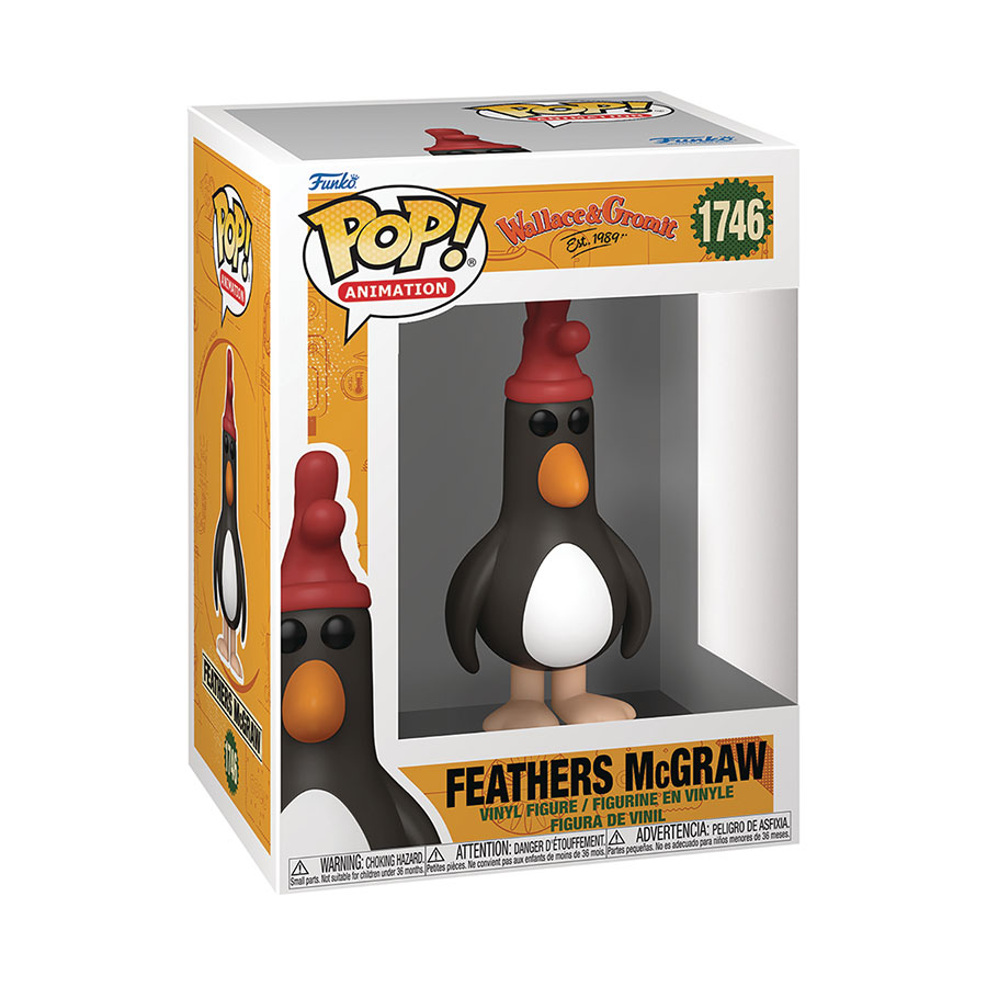 POP Movies Wallace & Gromit Feathers McGraw Vinyl Figure