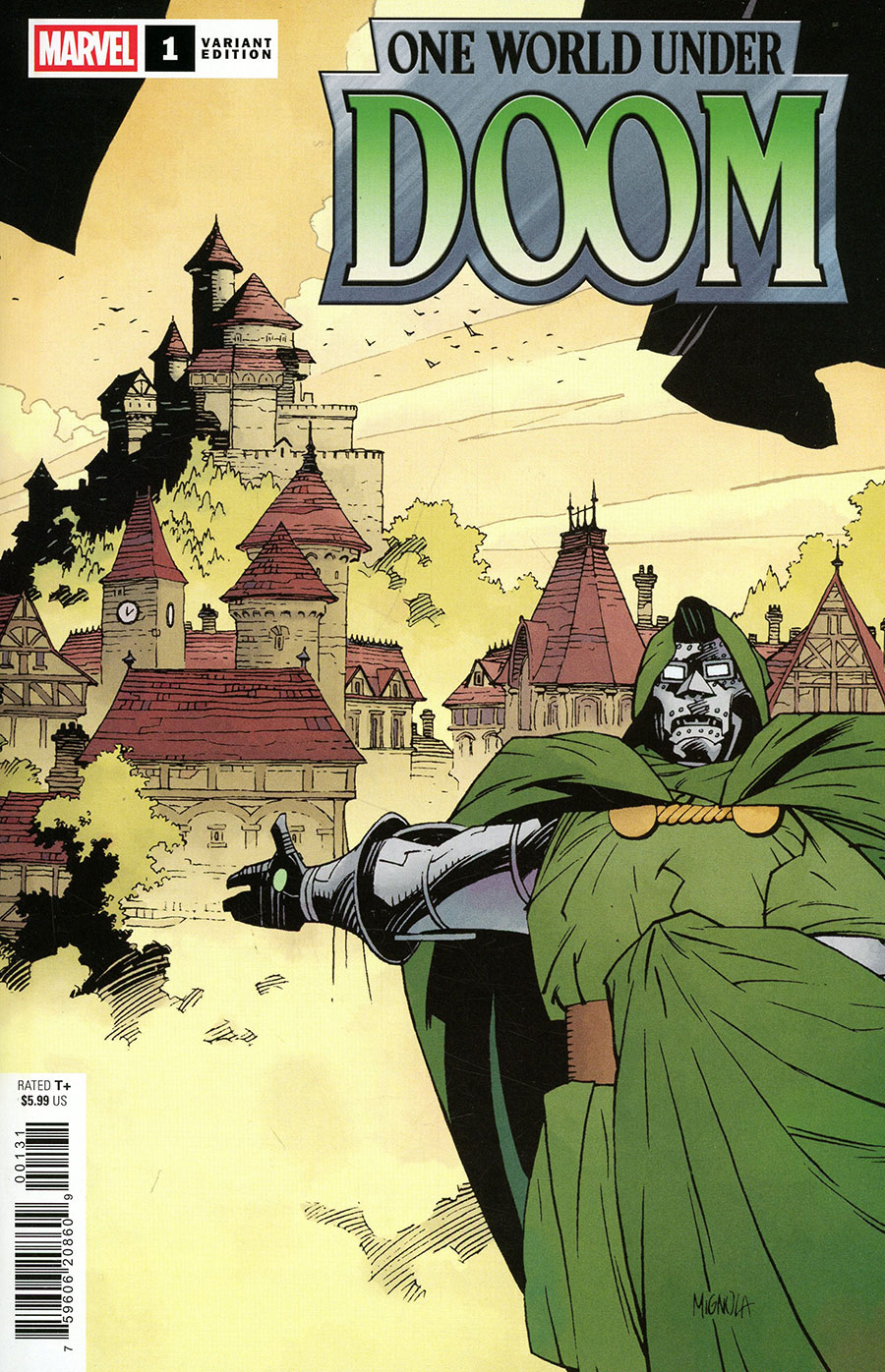 One World Under Doom #1 Cover G Variant Mike Mignola Hidden Gem Cover