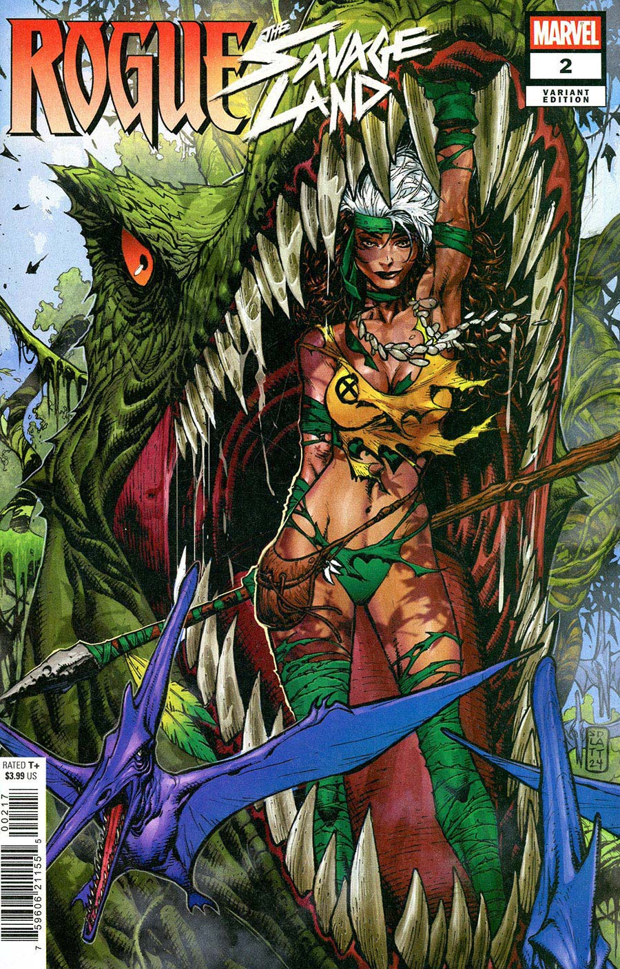 Rogue The Savage Land #2 Cover D Incentive Stephen Platt Variant Cover