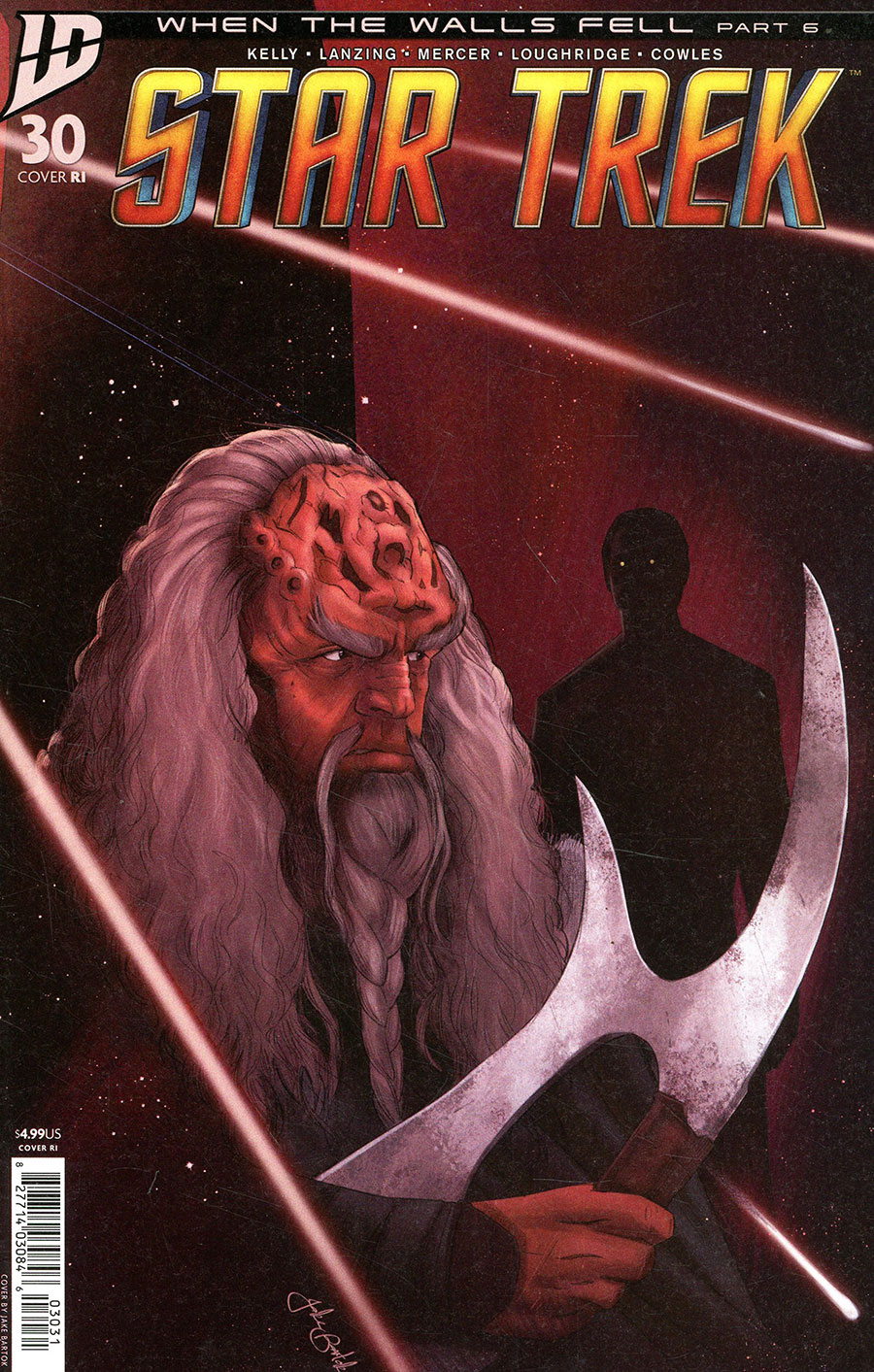 Star Trek (IDW) Vol 2 #30 Cover C Incentive Jake Bartok Variant Cover