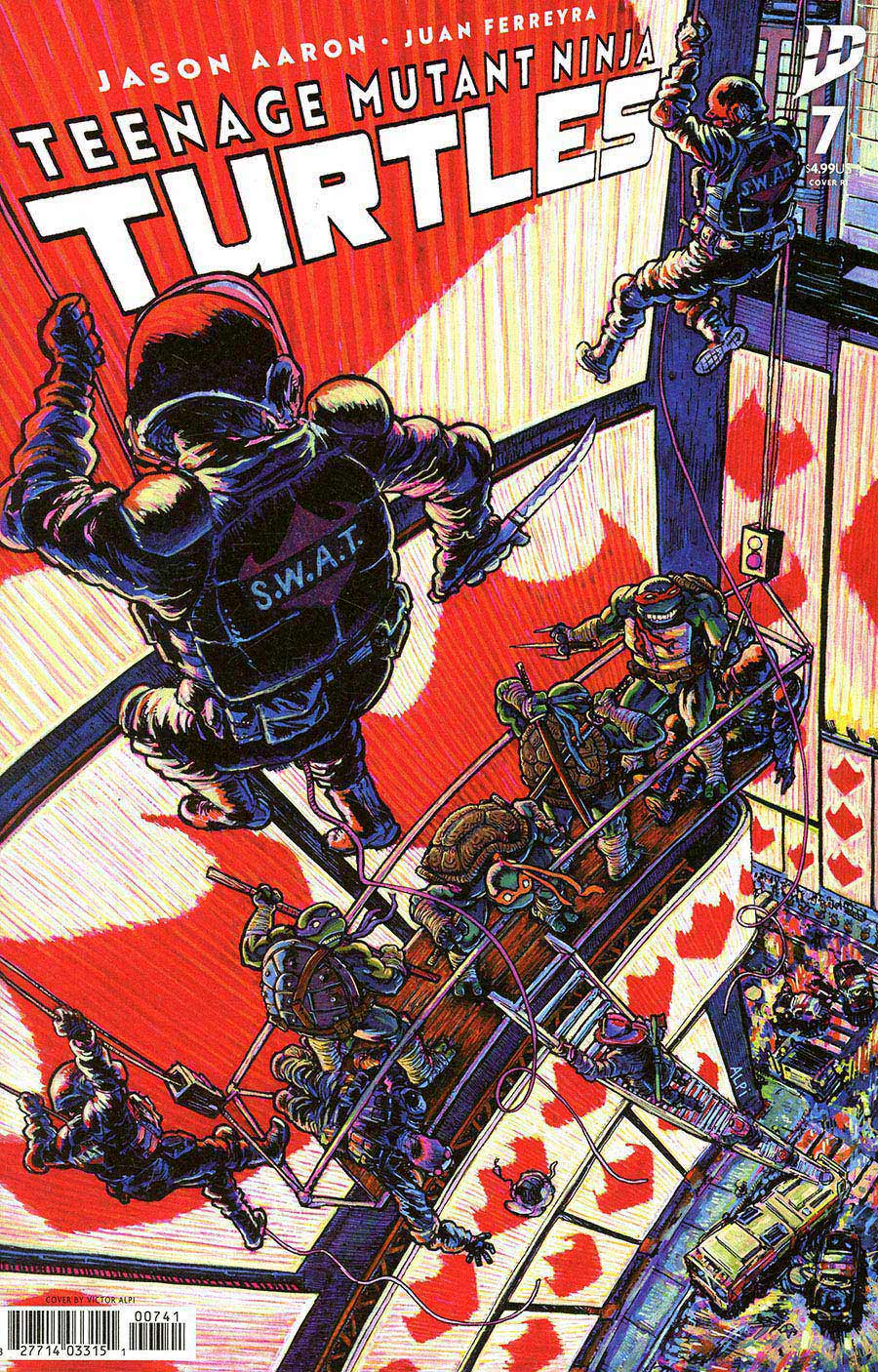 Teenage Mutant Ninja Turtles Vol 6 #7 Cover F Incentive Victor Alpi Variant Cover