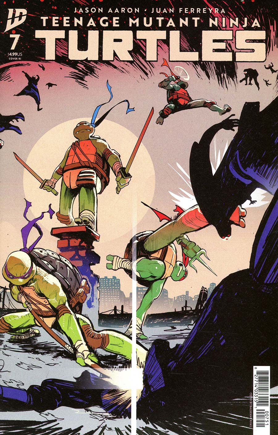 Teenage Mutant Ninja Turtles Vol 6 #7 Cover G Incentive Baldemar Rivas Variant Cover