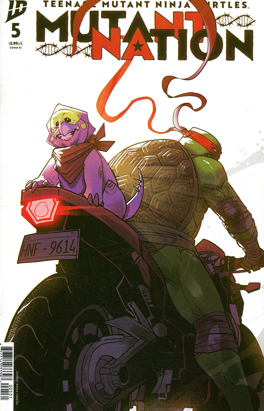 Teenage Mutant Ninja Turtles Mutant Nation #5 Cover C Incentive Nikola Cizmesija Variant Cover